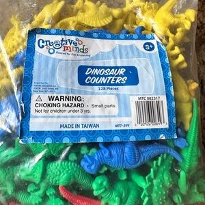126pc Dinosaur Learning to Count Toys